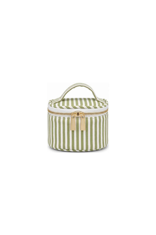 Luxe Jewel Case in Striped Sage