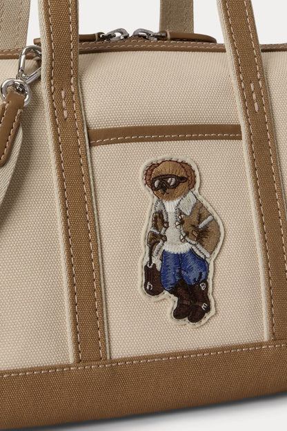 Canvas Tote Mini in Ecru/Berkshire Tan