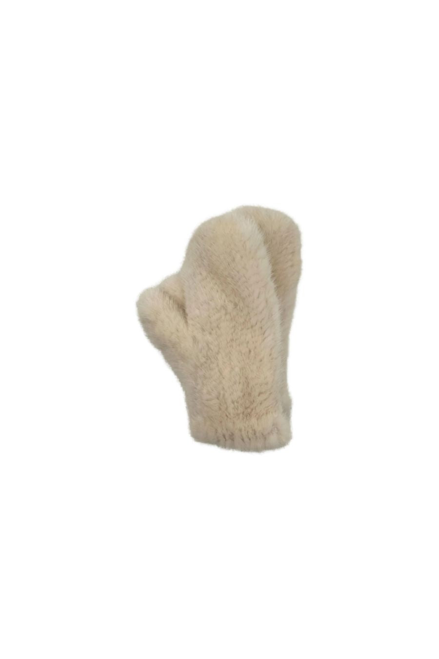 Mink Mittens in Cream