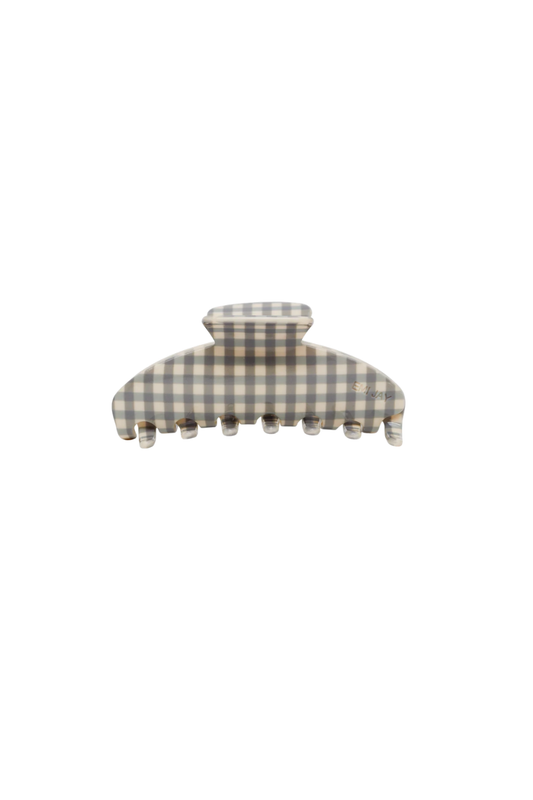 Big Effing Clip in Cozy Cloud Gingham by Emi Jay