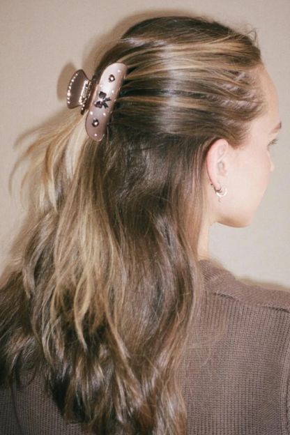 Sweetheart Clip in Cocoa Cashmere by Emi Jay