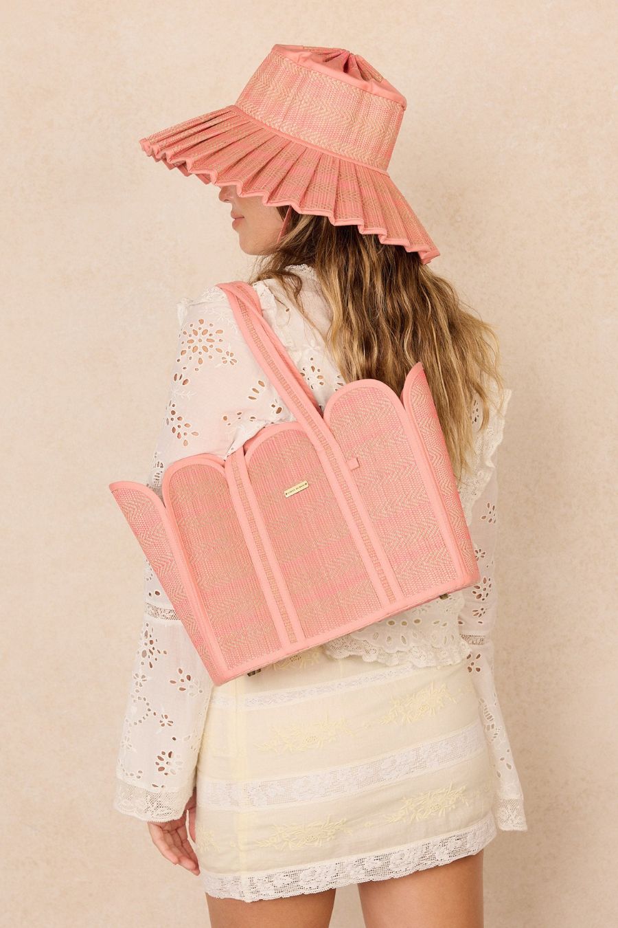 Island Capri Hat in Peach Crush by Lorna Murray