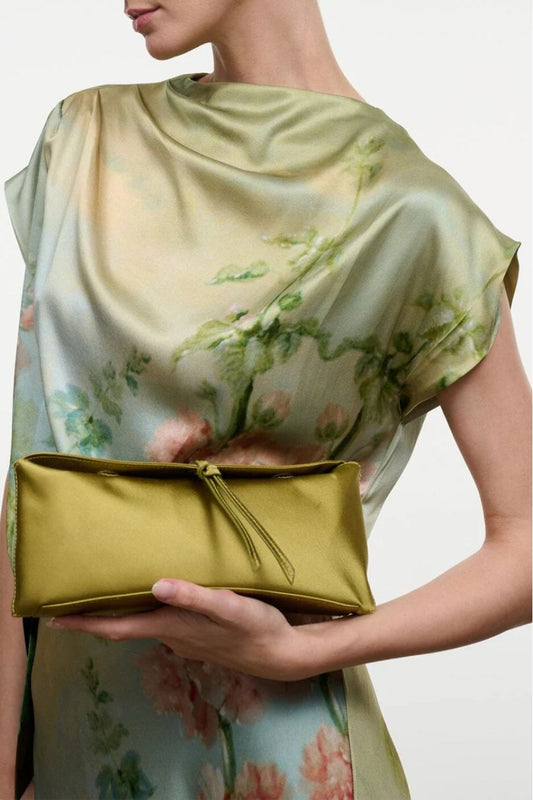 Eve Clutch in Wasabi
