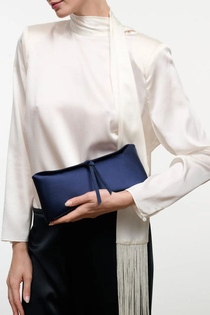 Eve Clutch in Dark Sapphire