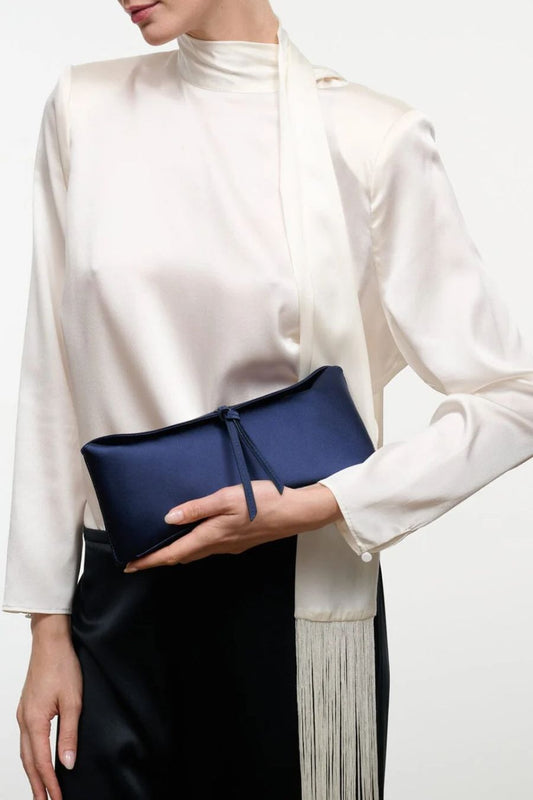 Eve Clutch in Dark Sapphire