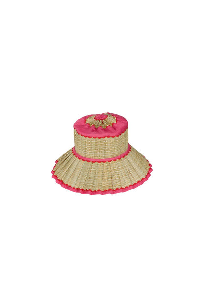 Luxe Capri Hat in Rose Halo by Lorna Murray