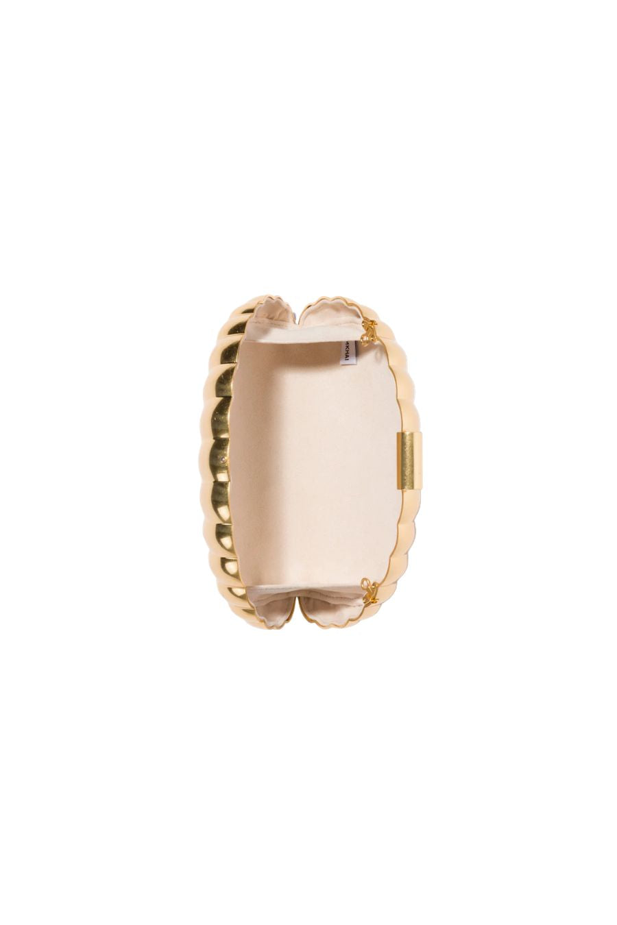 Monet Shell Clutch in Gold