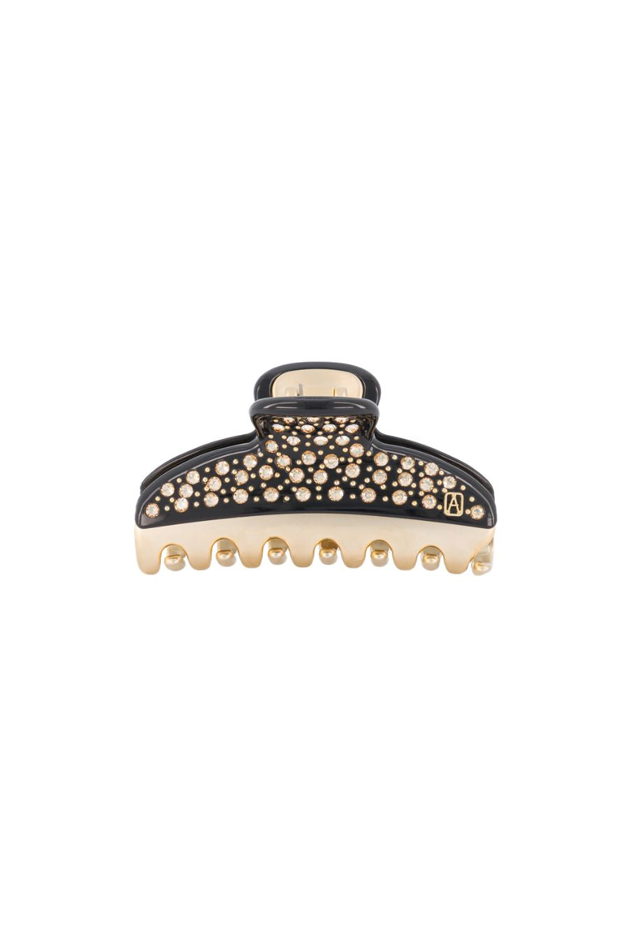 Vendome Medium Clip in Black/Crystal