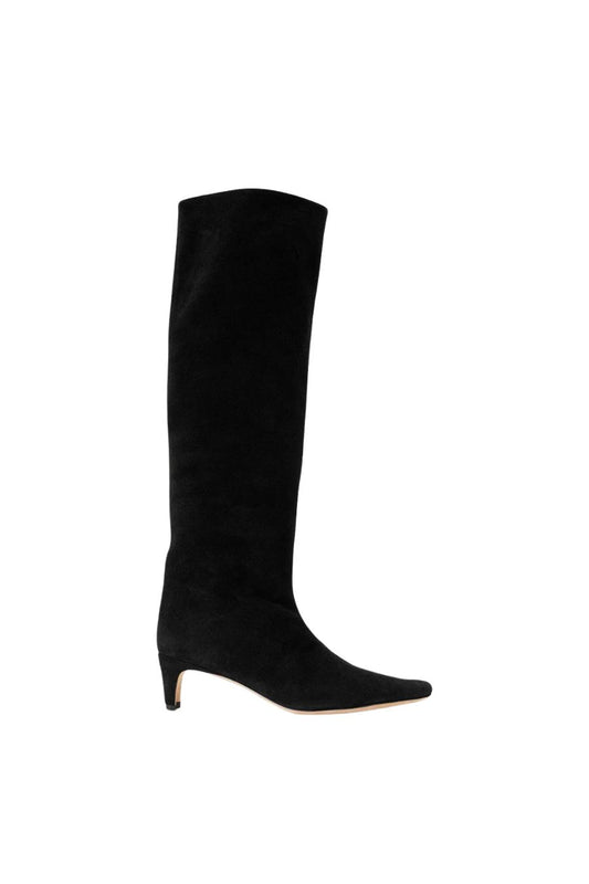 Wally Boot in Black Suede by Staud