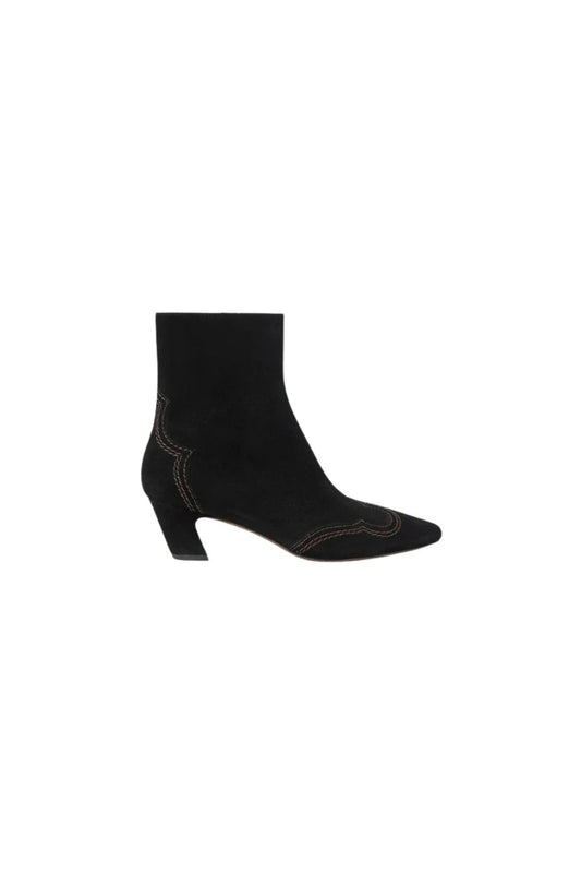 Harlan Black Suede Ankle Boot by Loeffler Randall