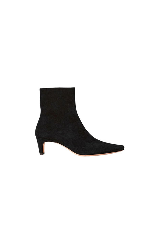 Wally Ankle Boot in Black Suede