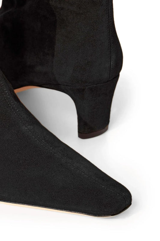 Wally Ankle Boot in Black Suede