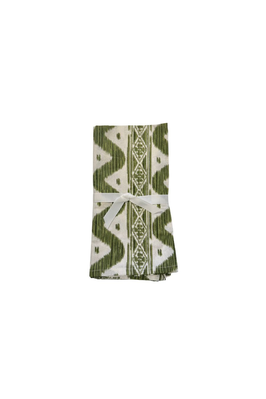 Wavy Green Tablecloth Napkin S/4
