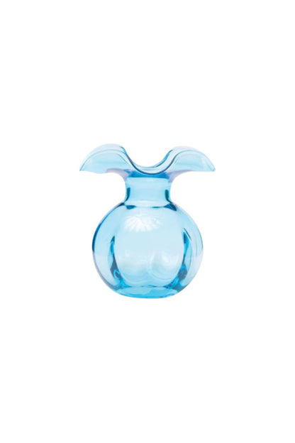 Hibiscus Glass Aqua Bud Vase