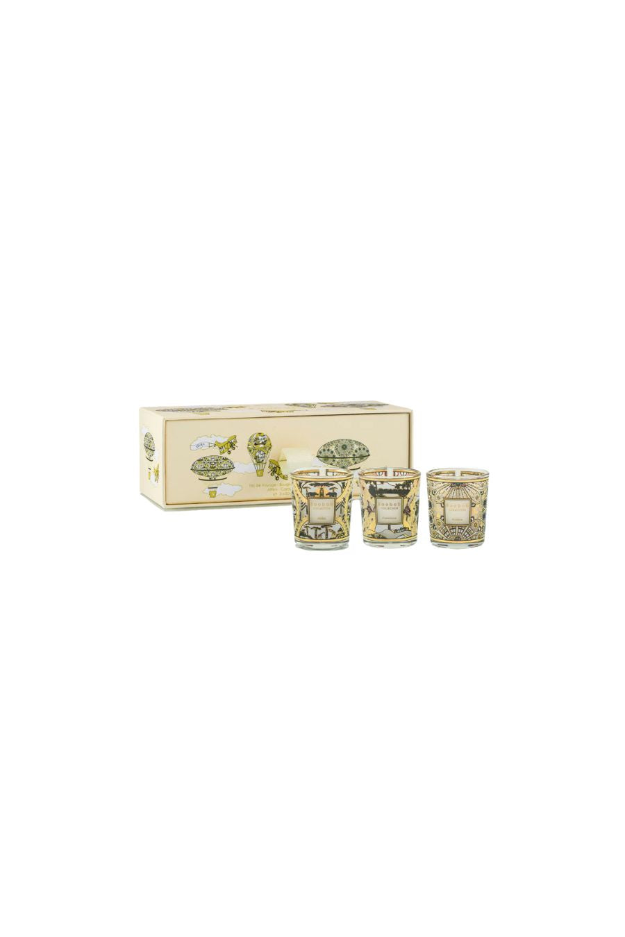 Trio Travel Candles in Rosace - Caravane - Afrika