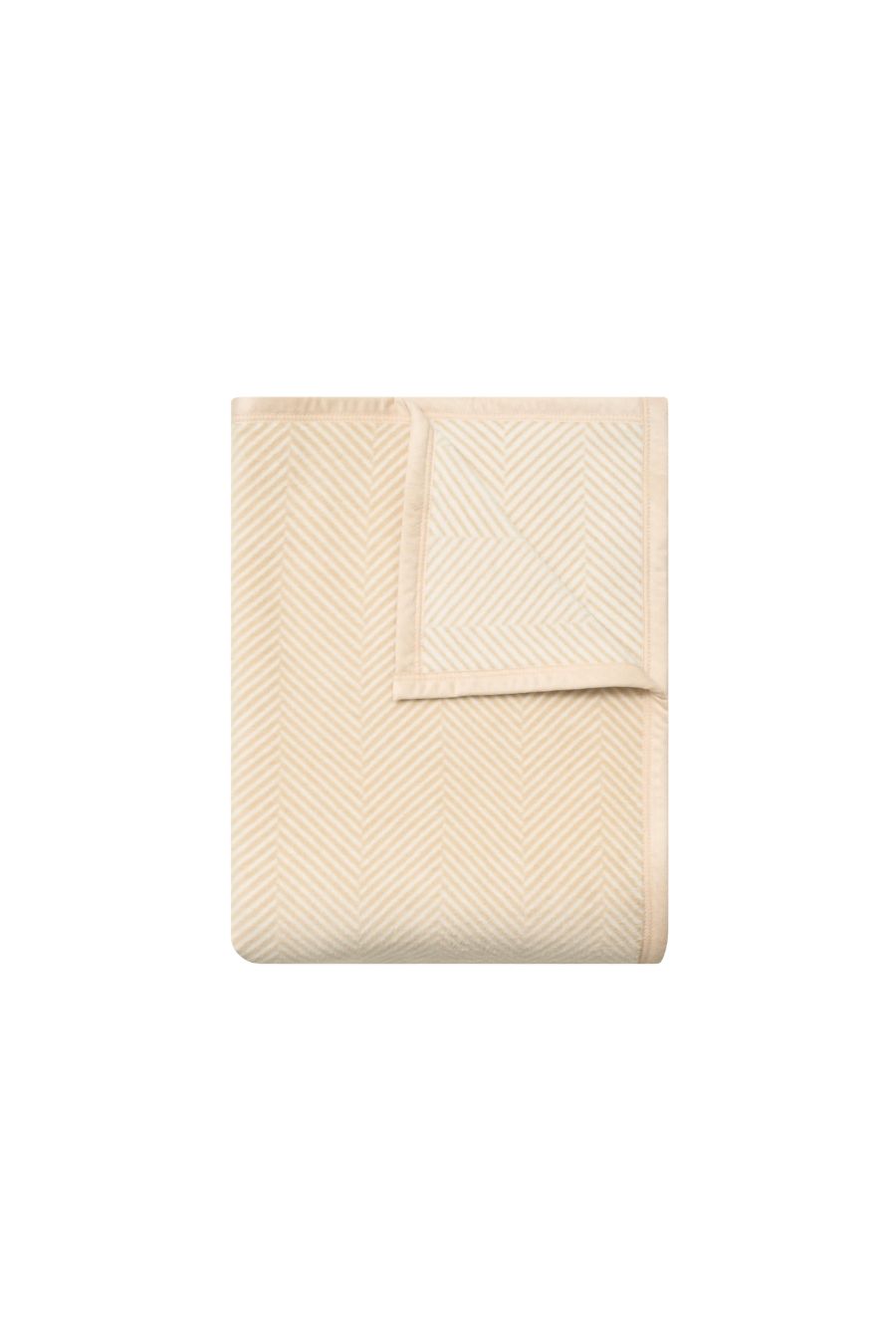 Herringbone Cream Blanket