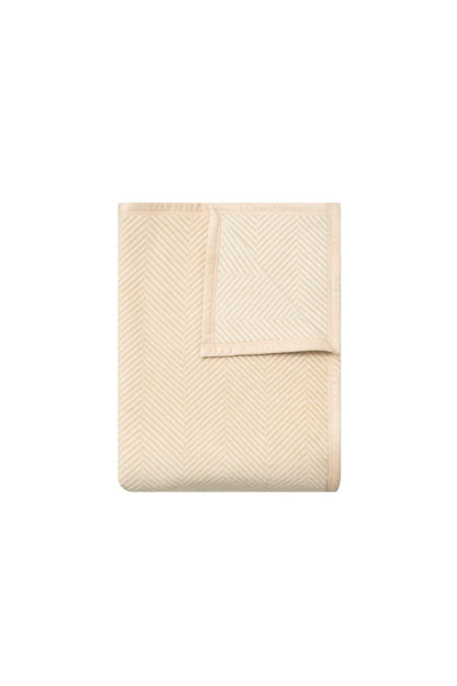 Herringbone Cream Blanket