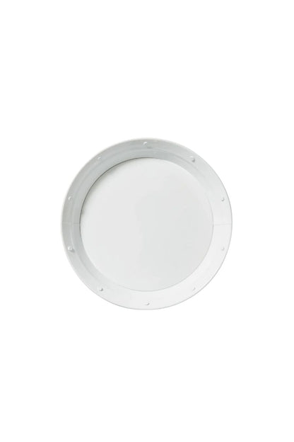 White Metal Plates Set of 4