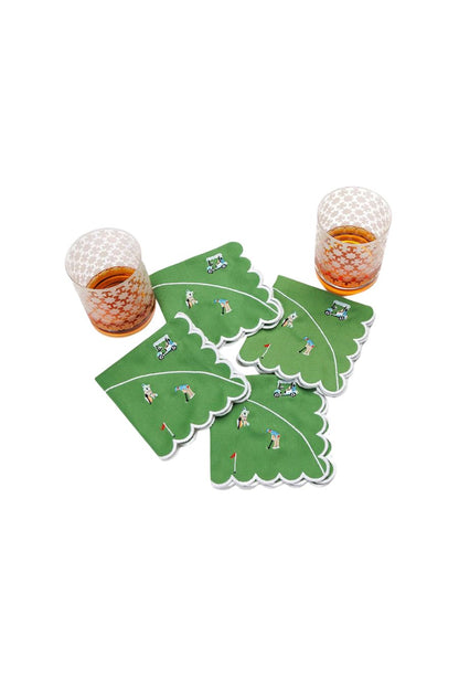 Day at the Golf Course Cocktail Napkin Set