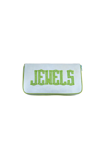 Jewels Jewelry Pouch in Light Blue