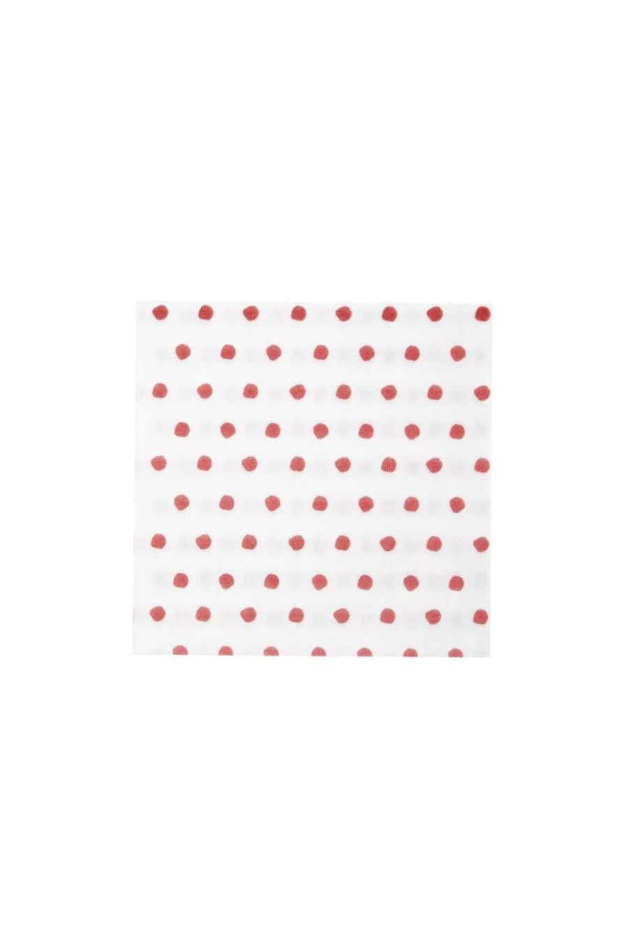 Papersoft Napkins Dot Cocktail Napkins in Red