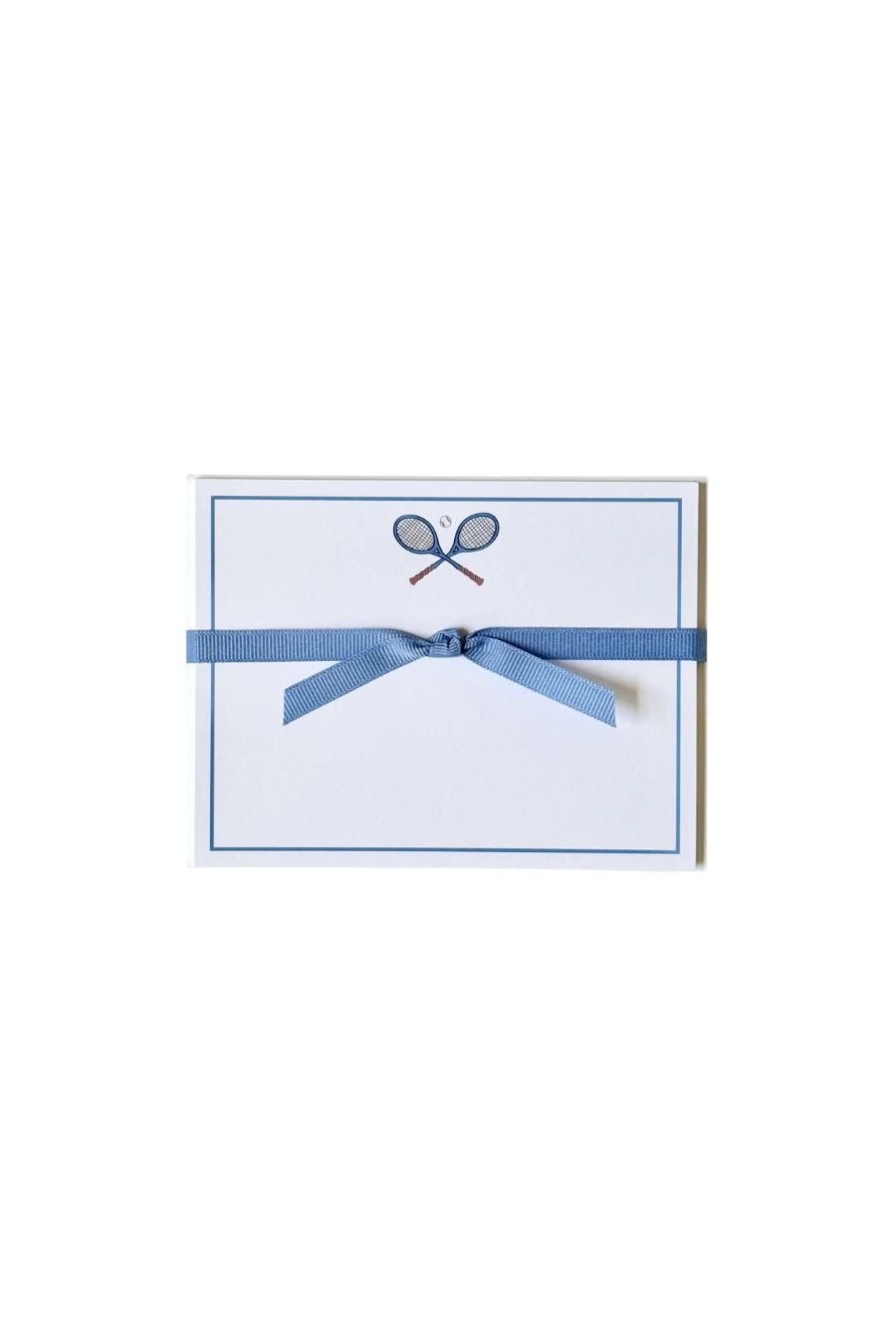 Tennis Rackets Crossed Flat Note Cards