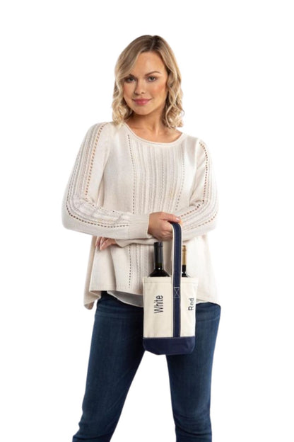 Wine Tote in Red