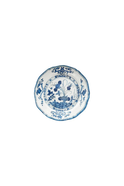 VIDA Faenza 9" Salad Plate Set of 4 White and Blue