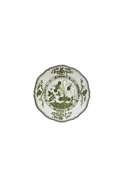 VIDA Faenza 9" Salad Plate Set of 4 White and Green