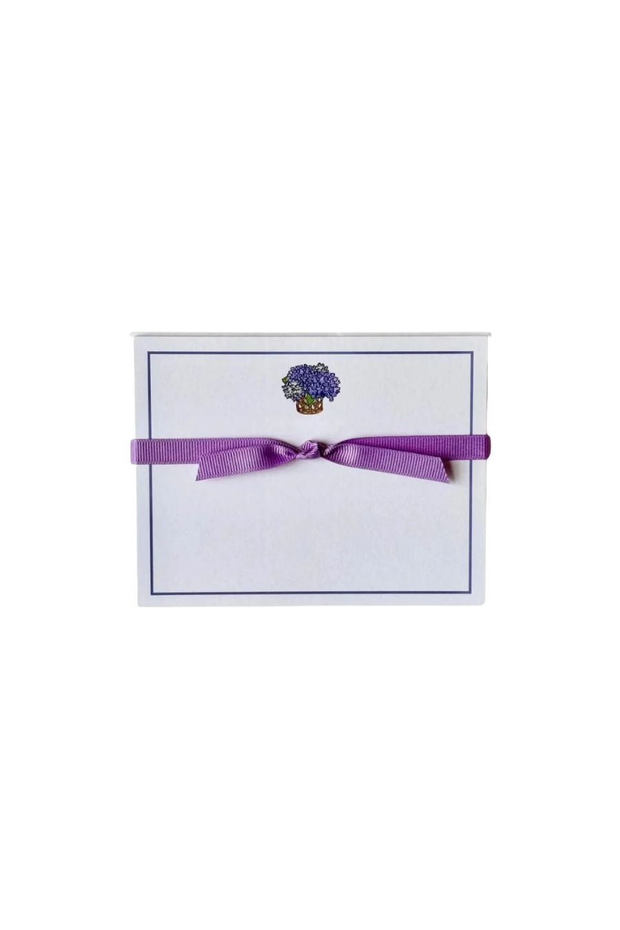 Hydrangea in Vase Flat Note Cards