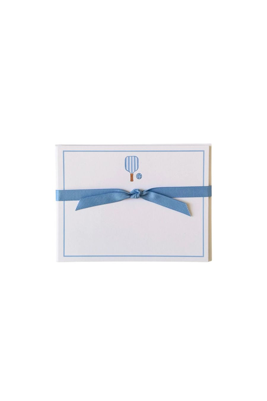 Pickleball Paddle Blue Stripe Note Cards