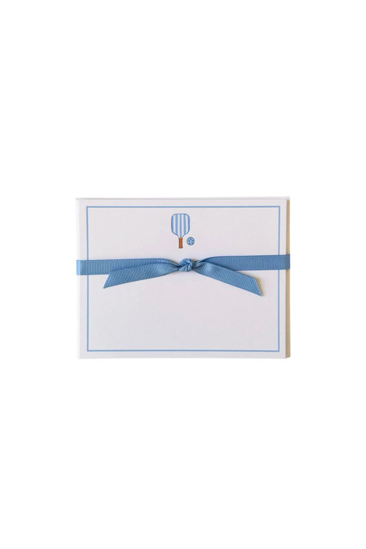 Pickleball Paddle Blue Stripe Note Cards