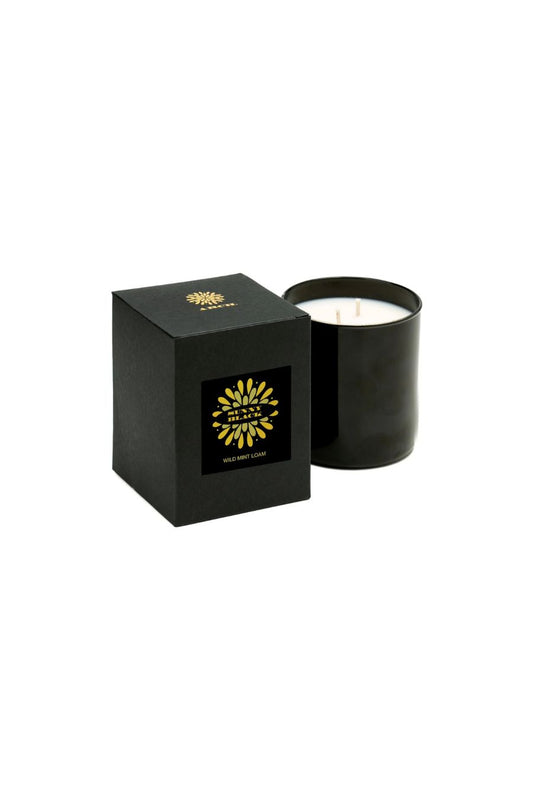 Sunny Black Wild Mint Loam Candle