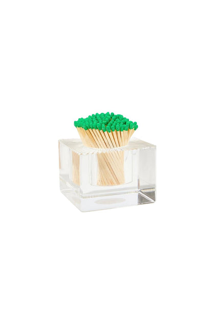 Square Match Striker with Green Matches