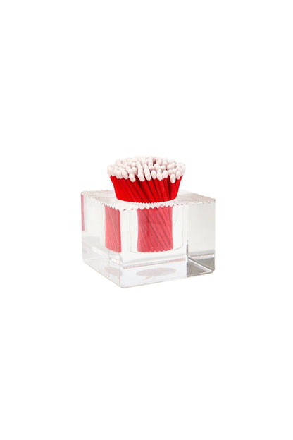 Square Match Striker with Candy Cane Matches
