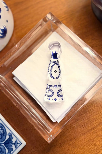 Tequila Bottle Acrylic Cocktail Napkin Holder