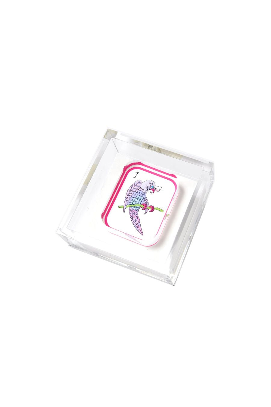 Mahjong Birdie Bam Acrylic Cocktail Napkin Holder
