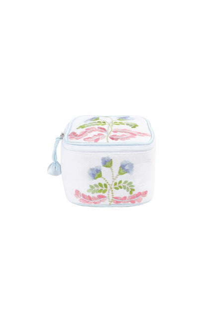 Carnation Jewelry Box in Blue