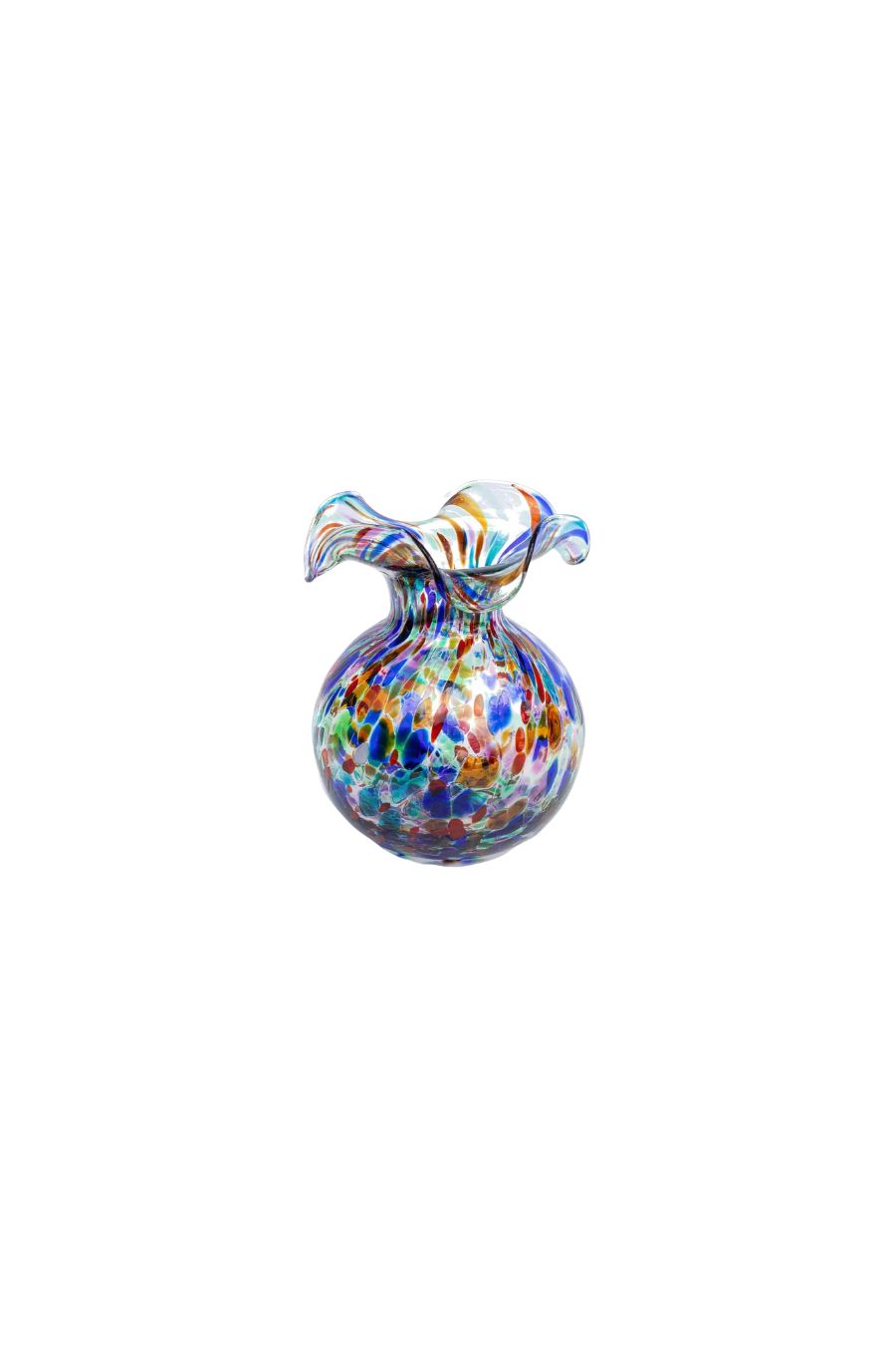 Hibiscus Glass Carnevale Bud Vase