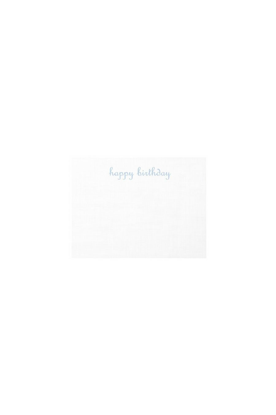 Happy Birthday Gift Enclosure in French Sky