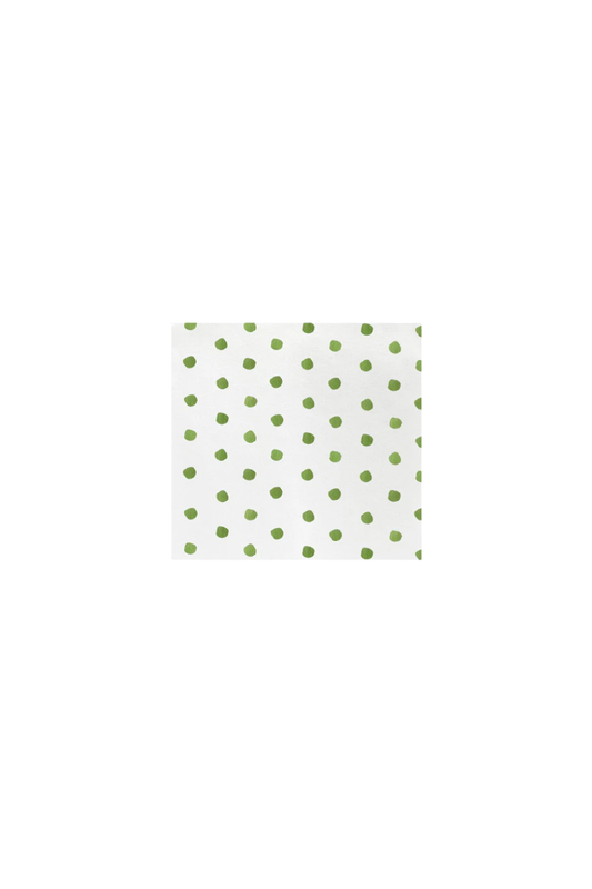 Papersoft Dinner Napkins-Dot Green