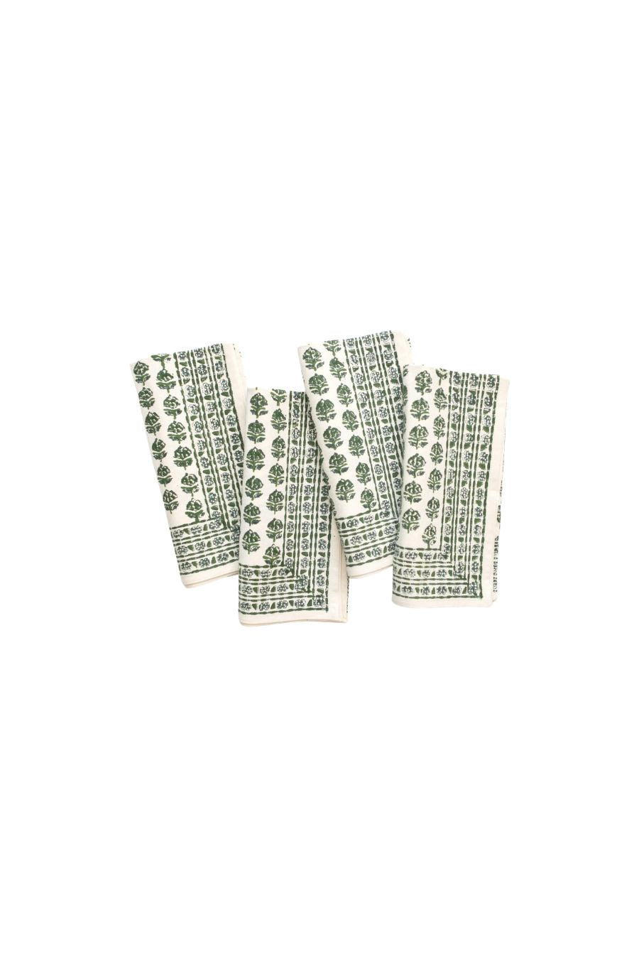 Elise Green Napkins | Set of 4