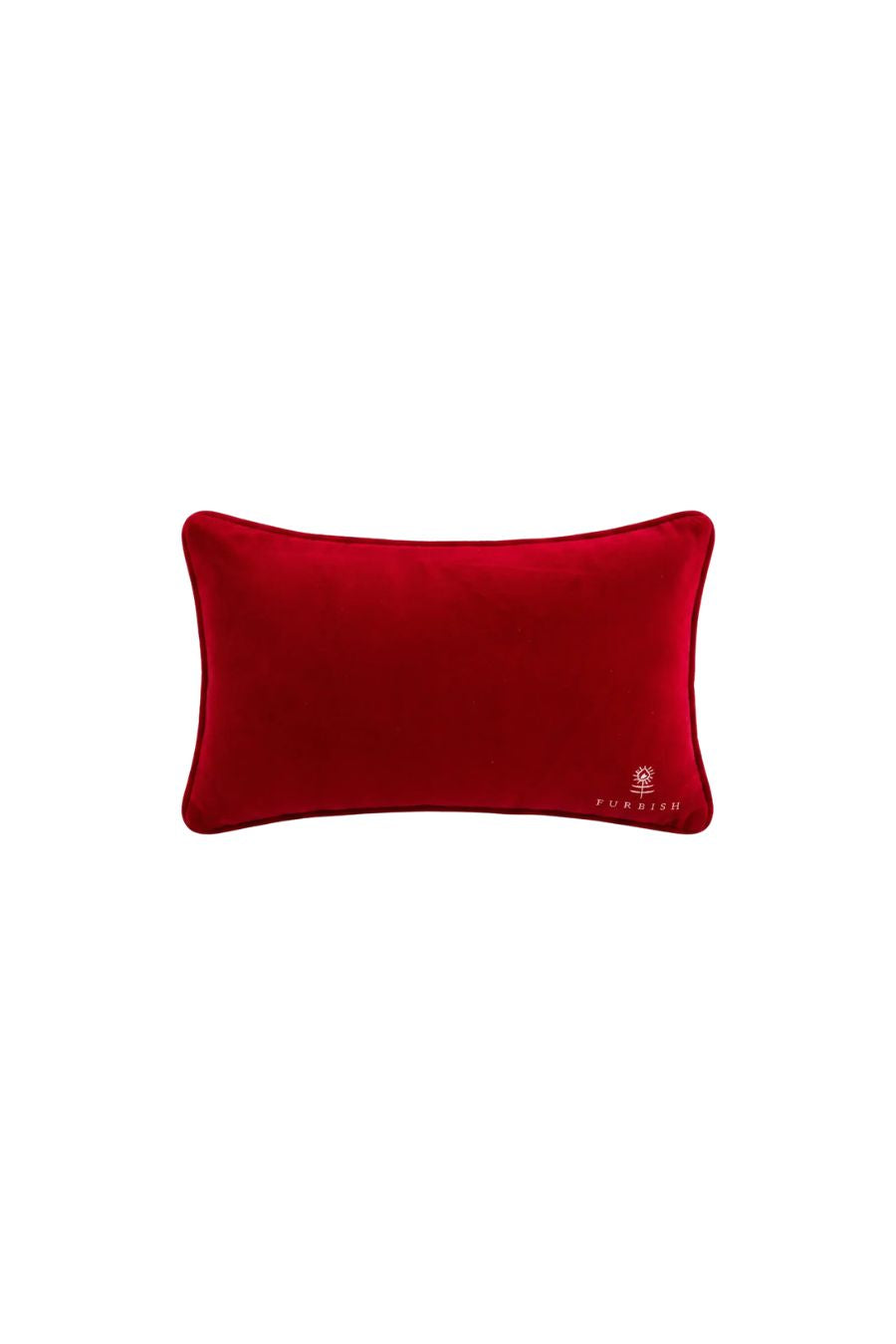 A Tini Bit Merry Needlepoint Pillow by Furbish Studio