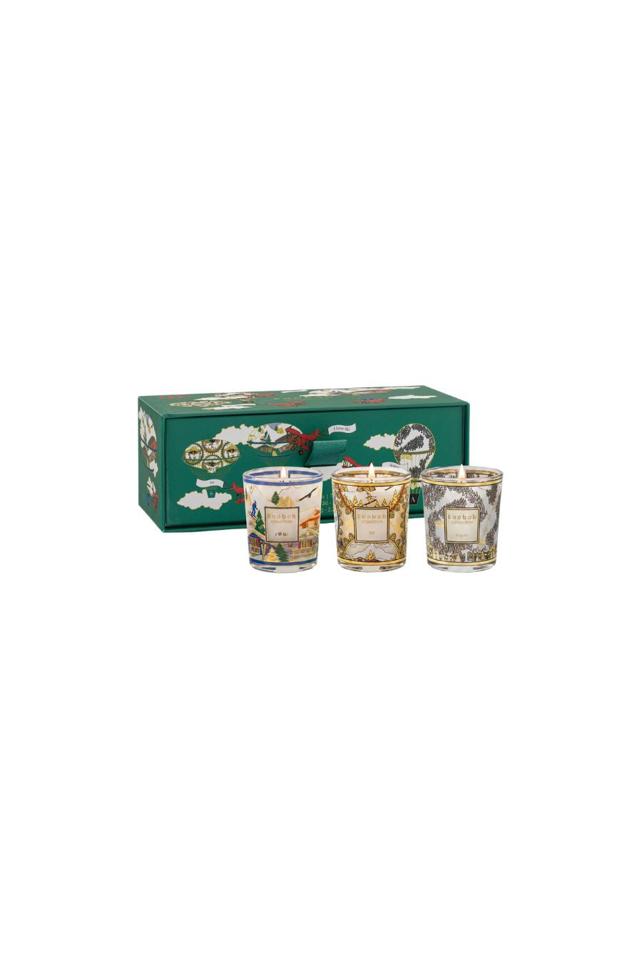 Trio Travel Candles I Love Ski-Ski-Aspen