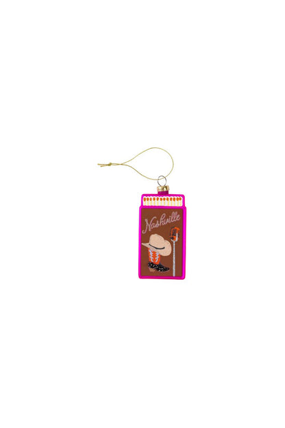 Nashville Matchbook Ornament by Furbish Studio