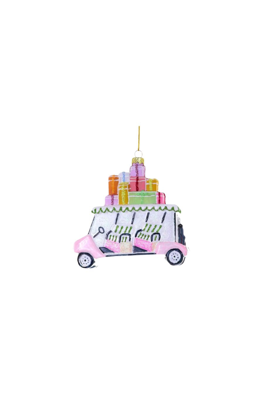 Palm Springs Golf Cart Ornament by Cody Foster