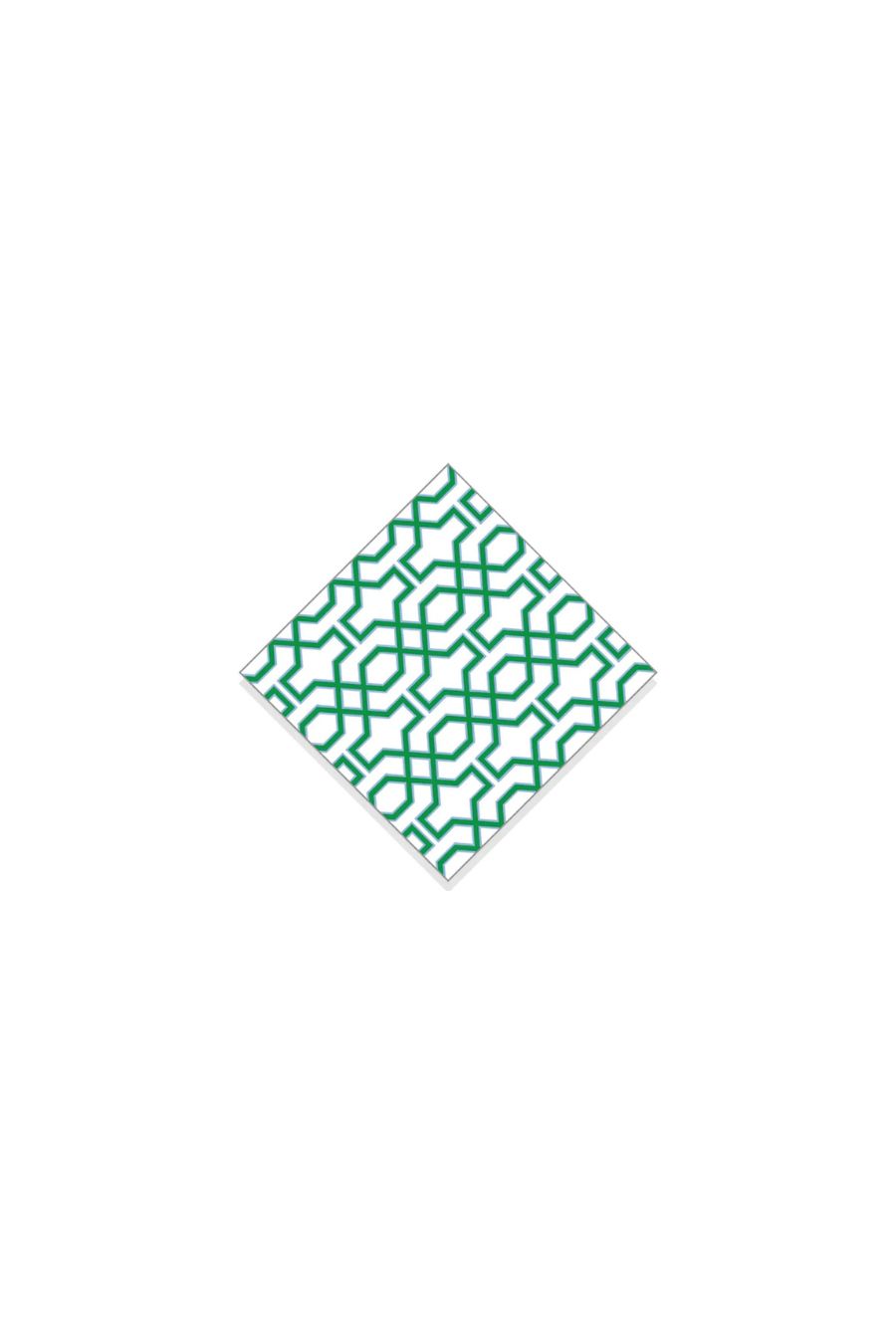 Green Trellis Cocktail Napkins by WH Hostess
