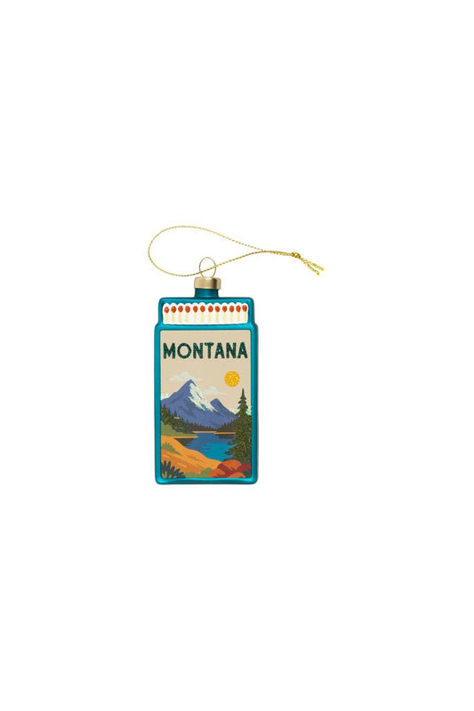 Montana Matchbook Ornament by Furbish Studio