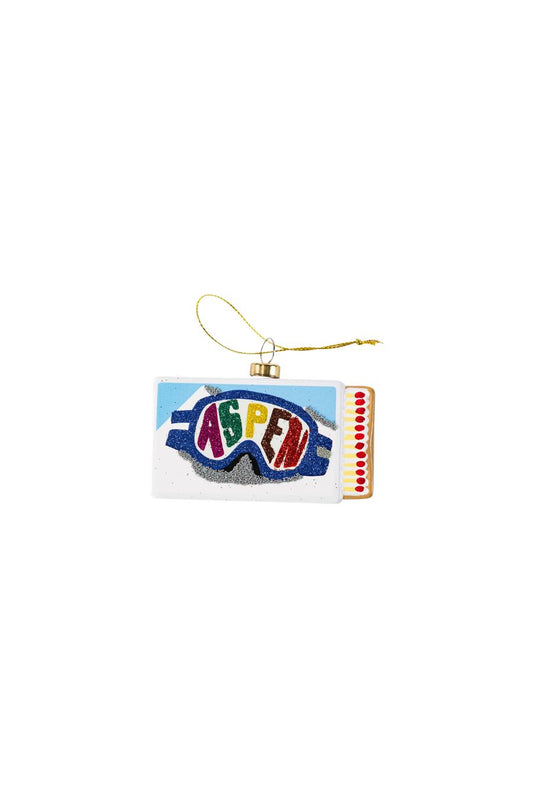 Aspen Matchbook Ornament by Furbish Studio