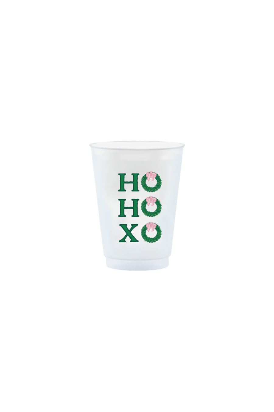 Ho Ho Xo Shatterproof Cups by Georgetown Paperie